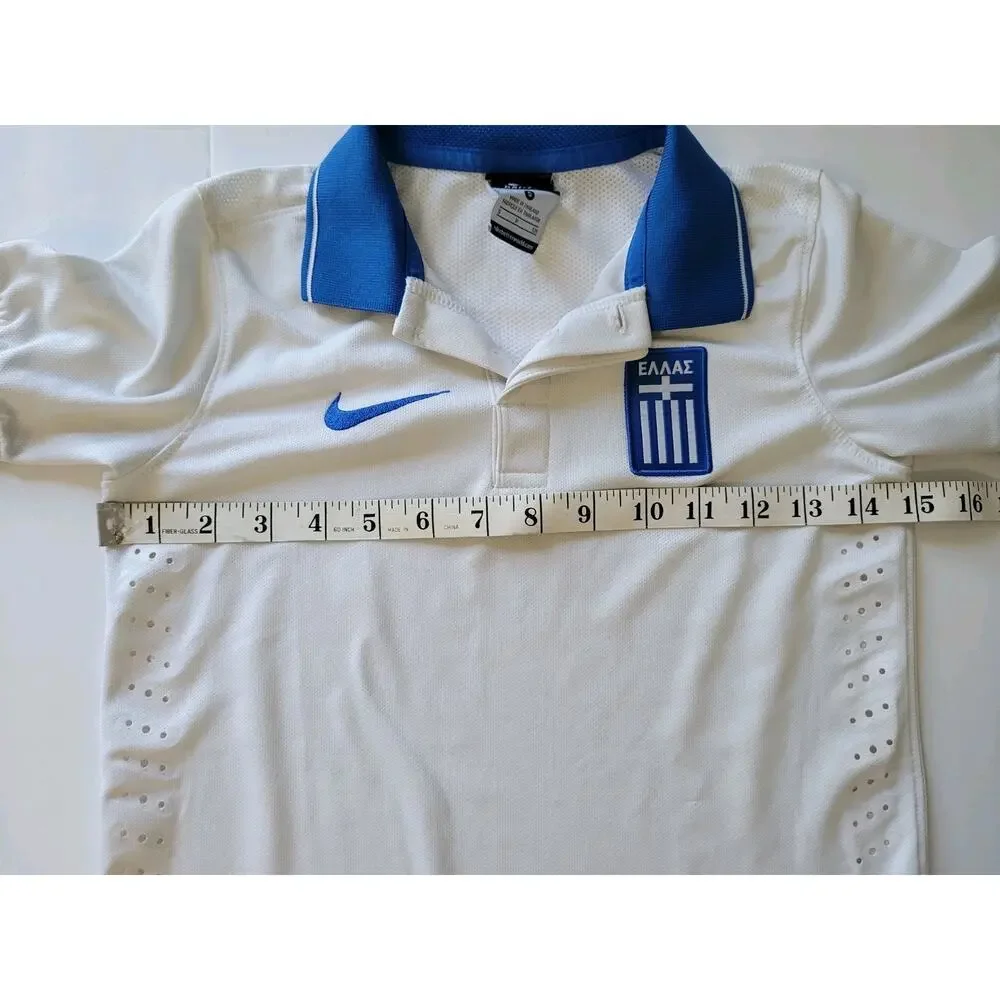 Greece National Team Boy S White 2014 Home Nike Dri-Fit Soccer Jersey World Cup